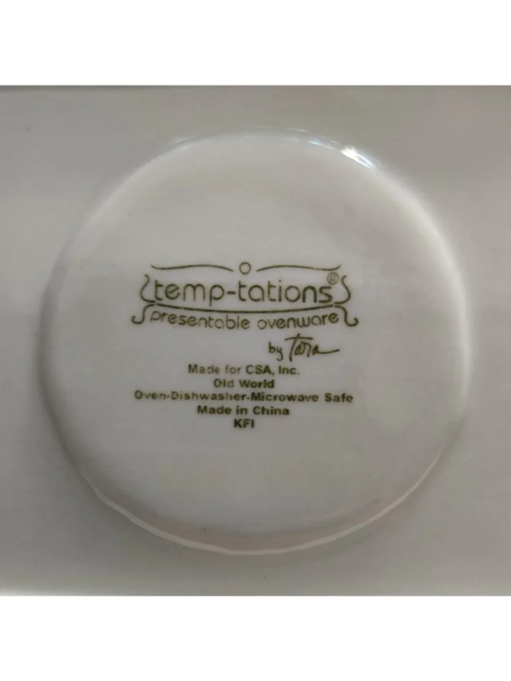 Temp-tations By Tara Old World Red 4oz Ramekins Set w/tray 7 Pieces EUC